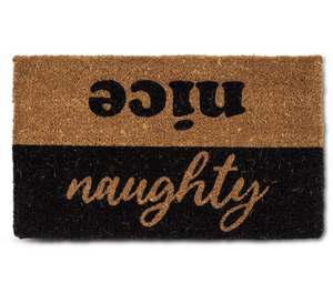 Town & Country - Naughty & Nice Door Mat