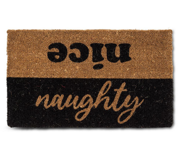 Town & Country - Naughty & Nice Door Mat
