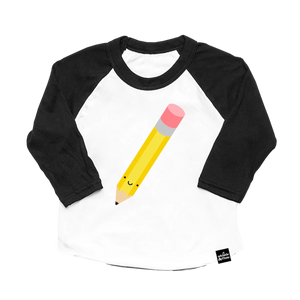 Whistle & Flute - Pencil Baseball T-Shirt