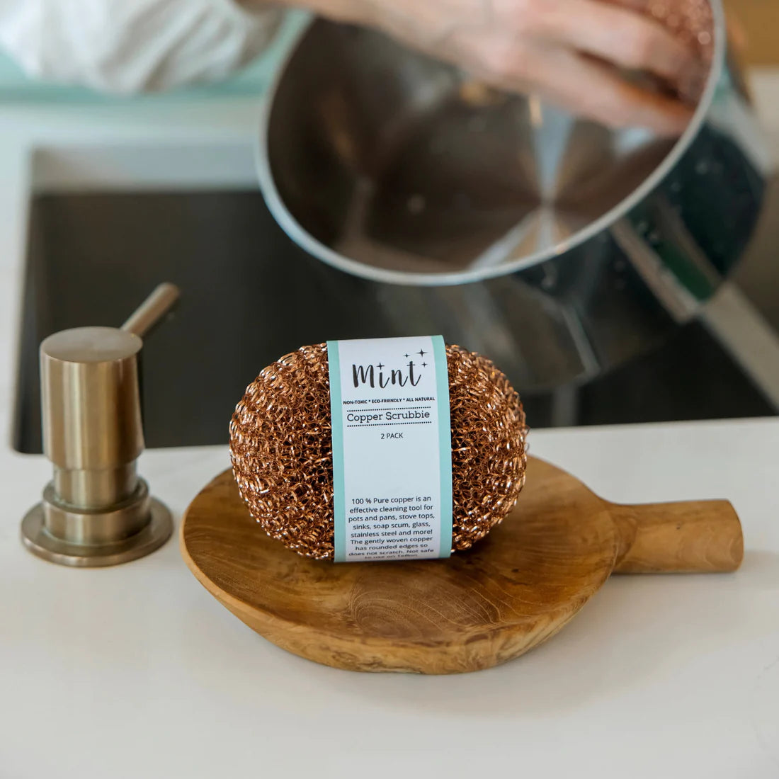 Mint Cleaning - Copper Scrubbie (2 Pack)